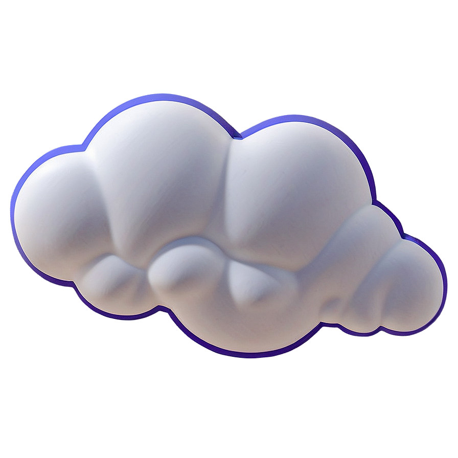 Cartoon Puff Cloud Png 06272024 PNG image