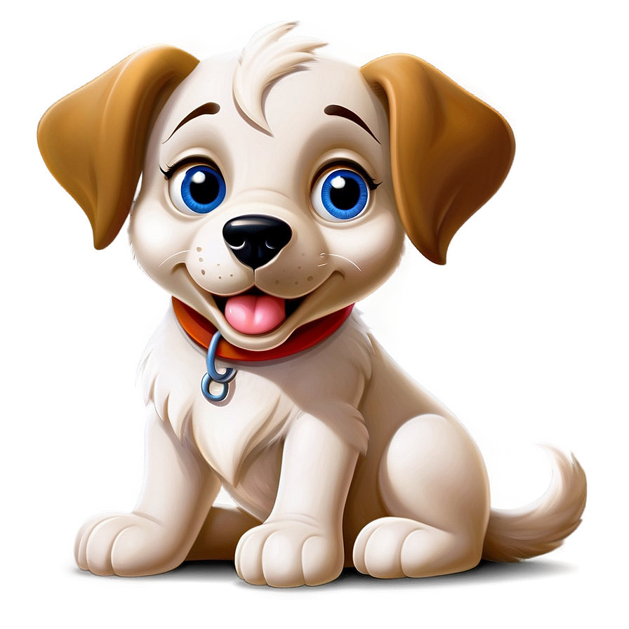 Cartoon Puppy Png 04292024 PNG image