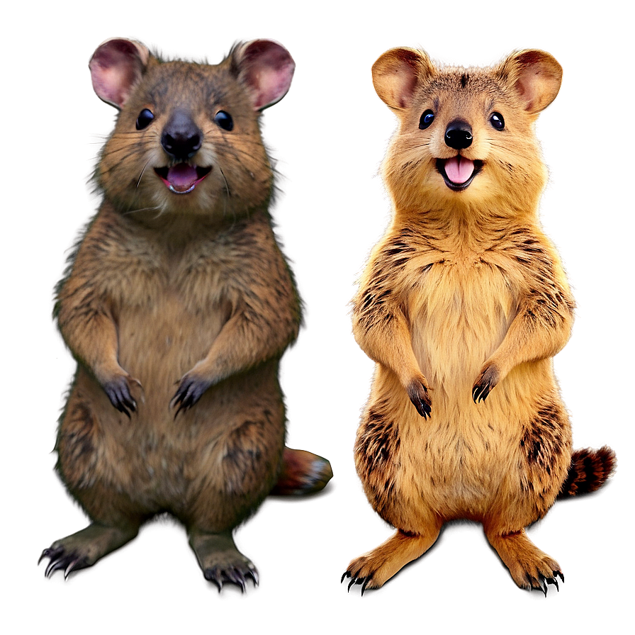 Cartoon Quokka Illustration Png 06242024 PNG image