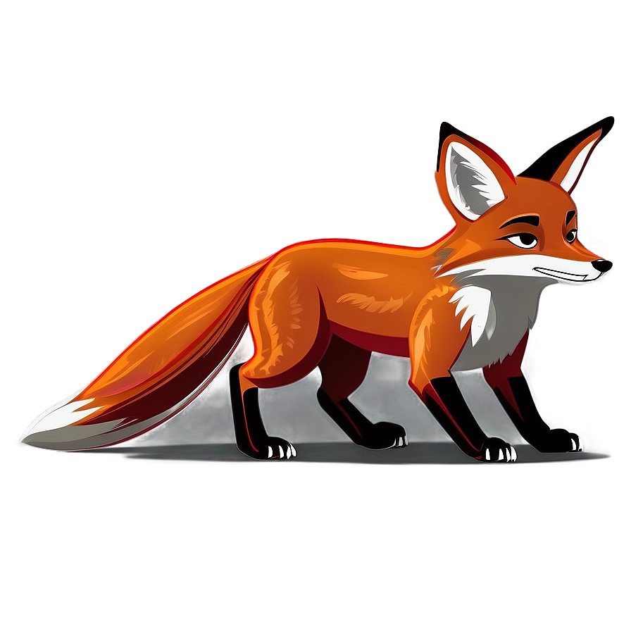 Cartoon Red Fox Png 06242024 PNG image