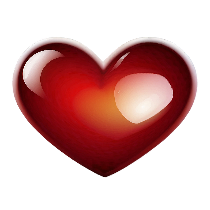 Cartoon Red Heart Emoji Png Eyv PNG image