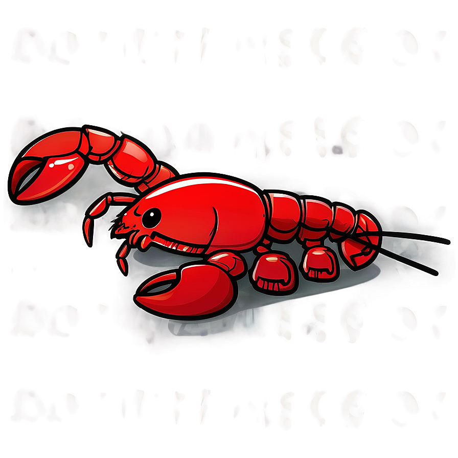 Cartoon Red Lobster Clipart Png Uey PNG image