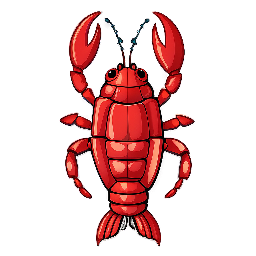 Cartoon Red Lobster Clipart Png Xvj PNG image