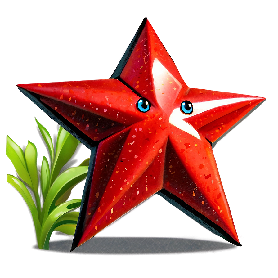 Cartoon Red Star Png Ilm9 PNG image