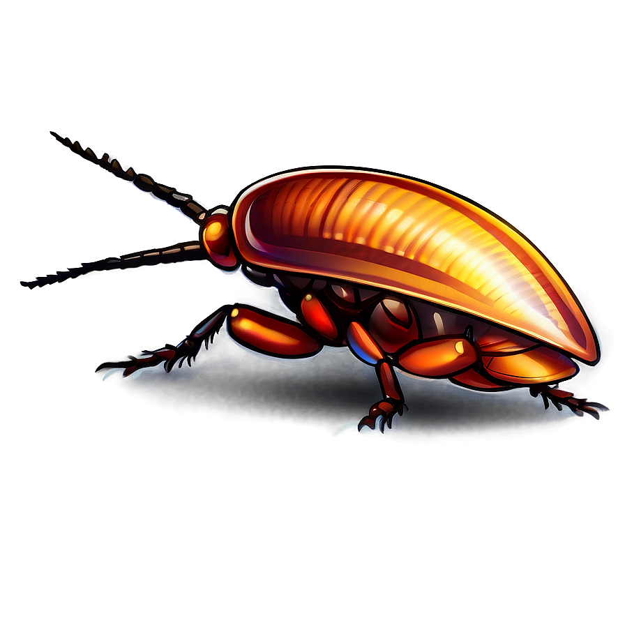 Cartoon Roach Png 05242024 PNG image