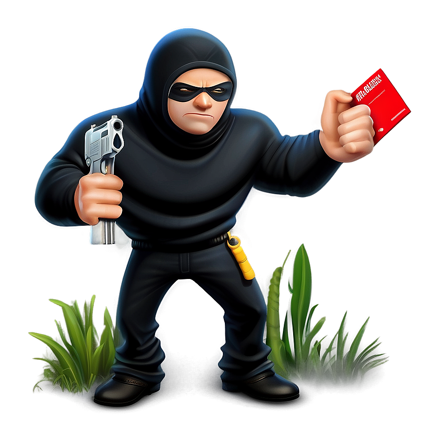 Cartoon Robber Png Xna PNG image