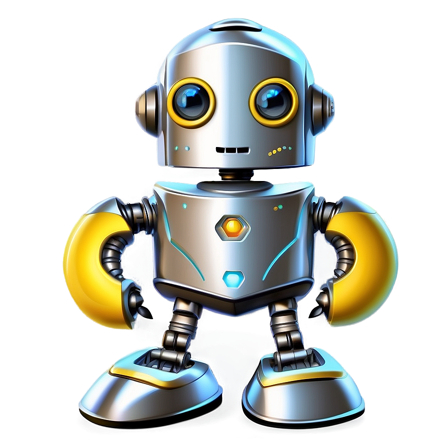 Cartoon Robot Character Png Hmy PNG image