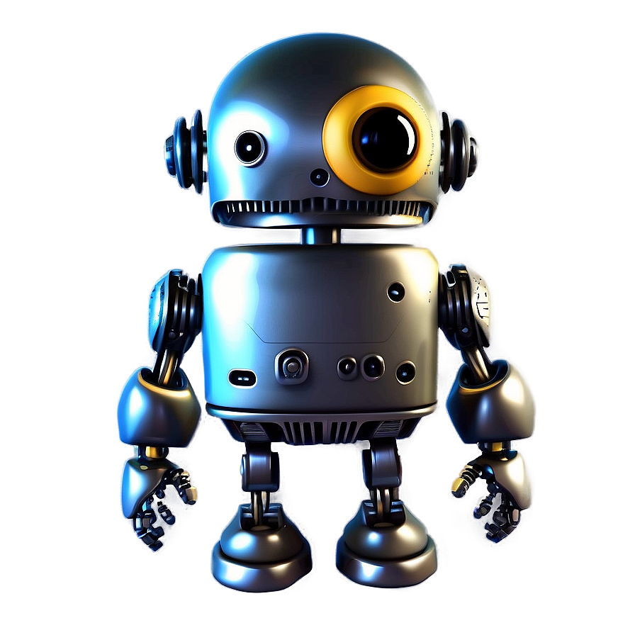 Cartoon Robot Character Png Wbp PNG image