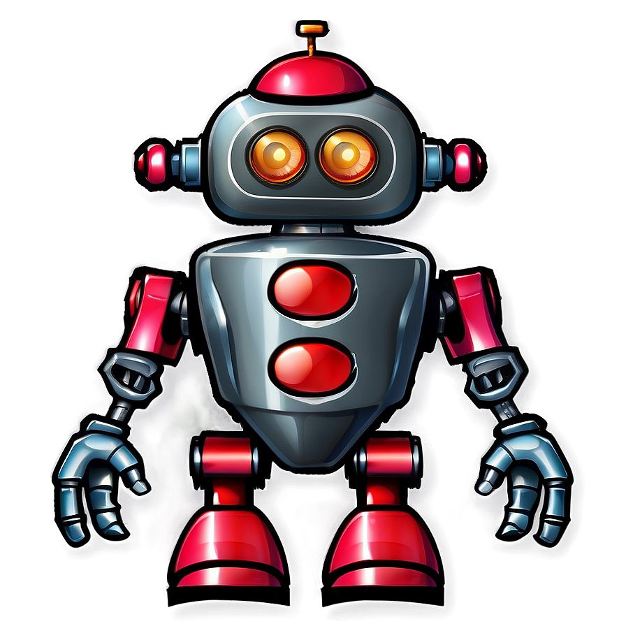 Cartoon Robots Png 05062024 PNG image