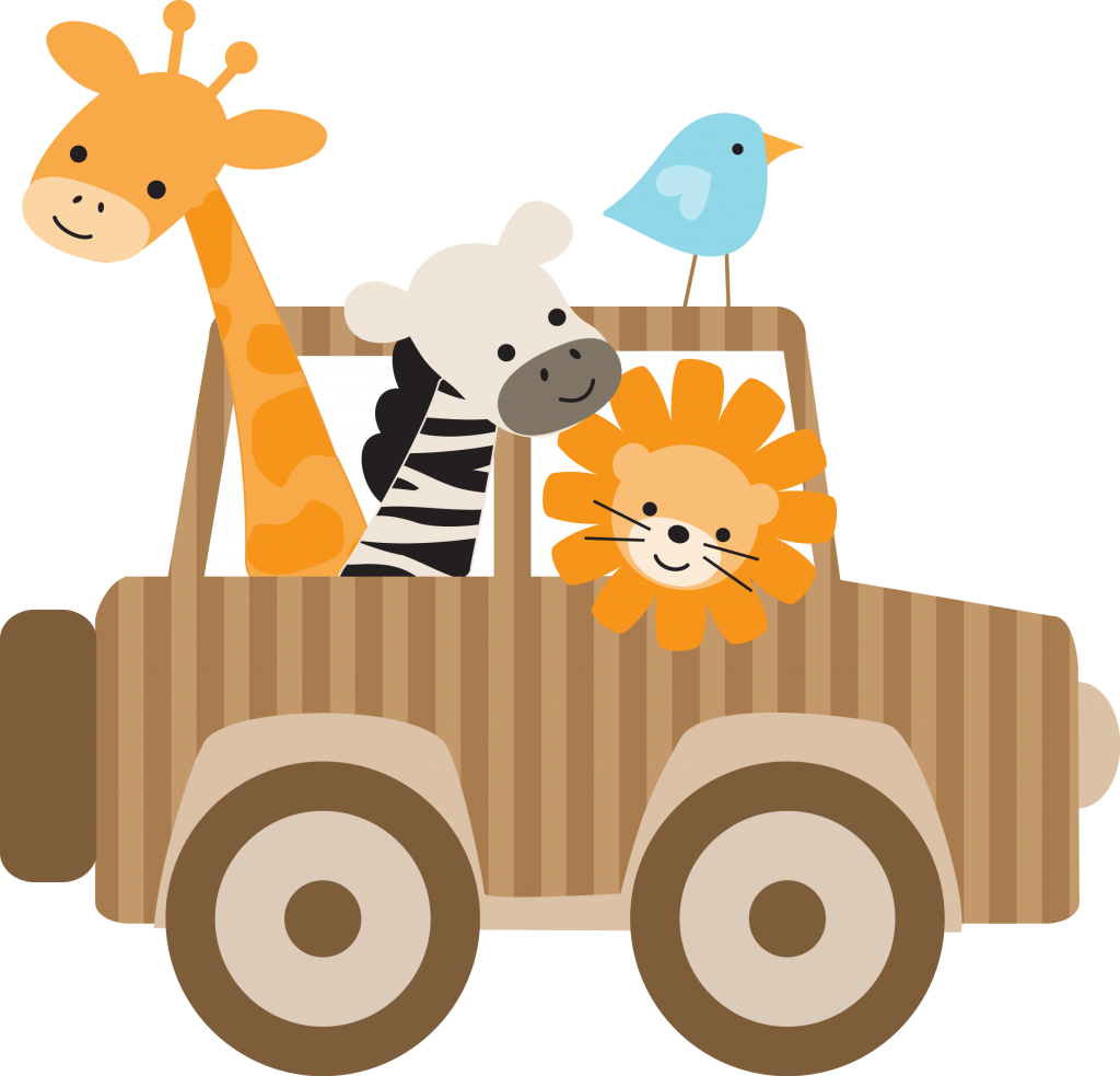 Cartoon Safari Adventure PNG image