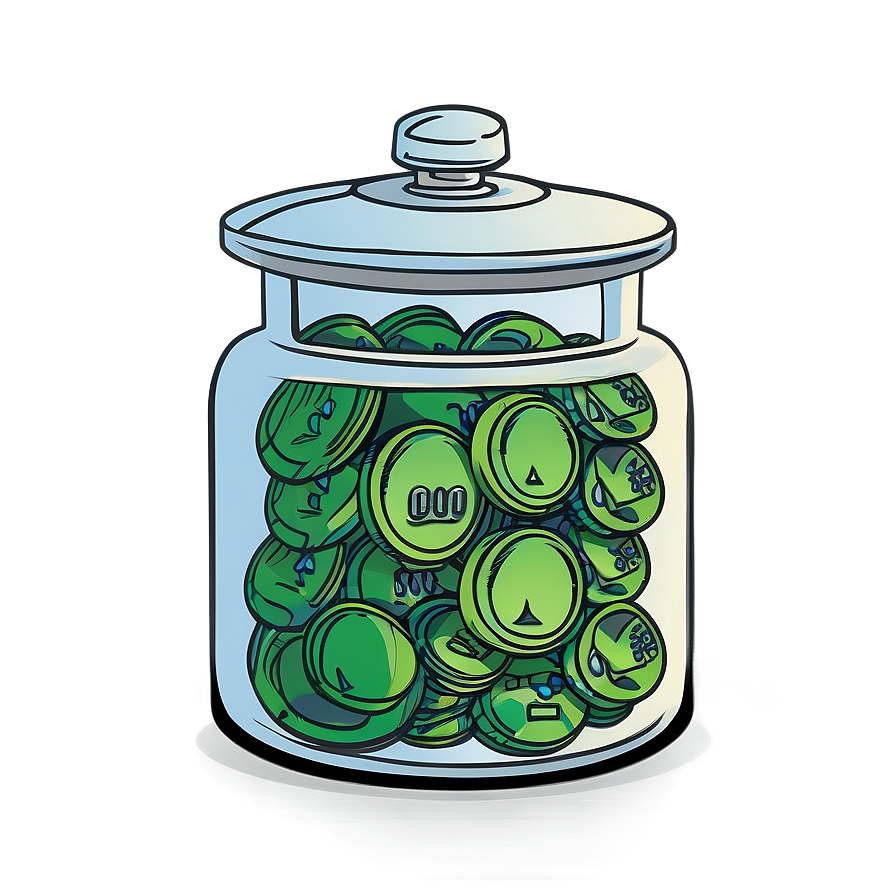 Cartoon Savings Jar Png Jww98 PNG image