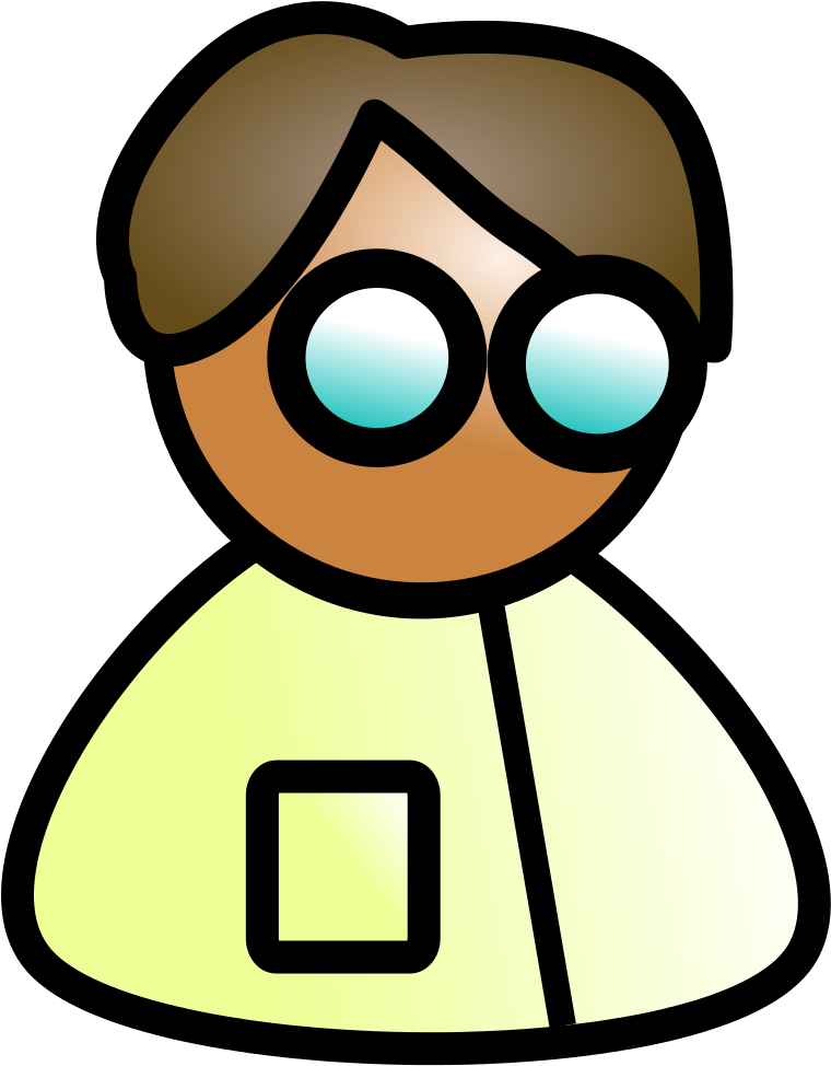 Cartoon Scientist Character PNG image