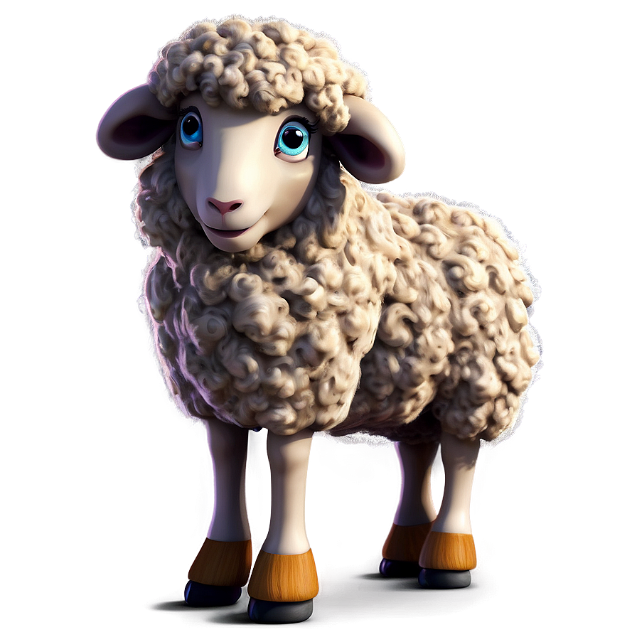 Cartoon Sheep Clipart Png 17 PNG image