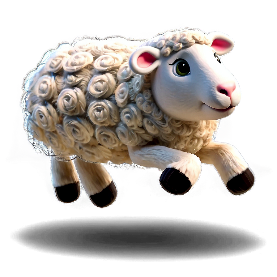 Cartoon Sheep Jumping Png Lpo30 PNG image