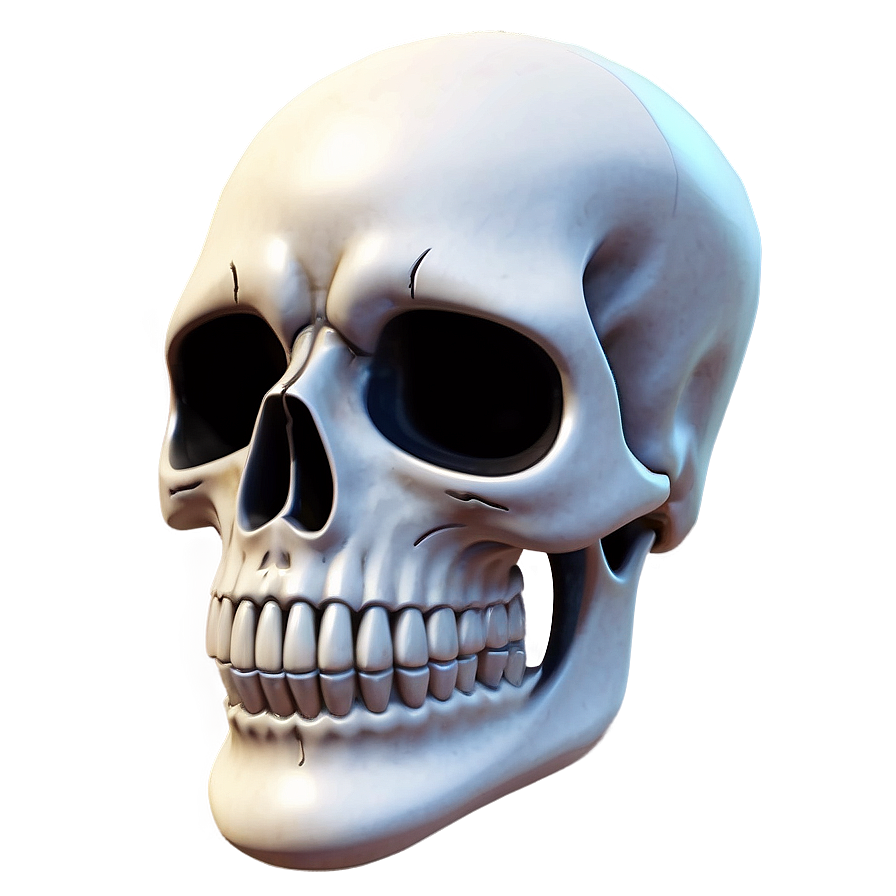 Cartoon Skull Face Character Png Kao PNG image