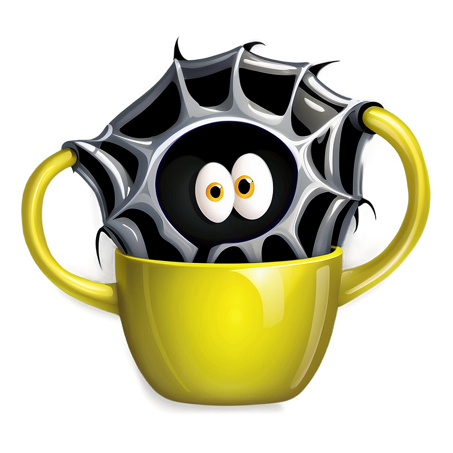 Cartoon Spider In Cup Png Osc PNG image