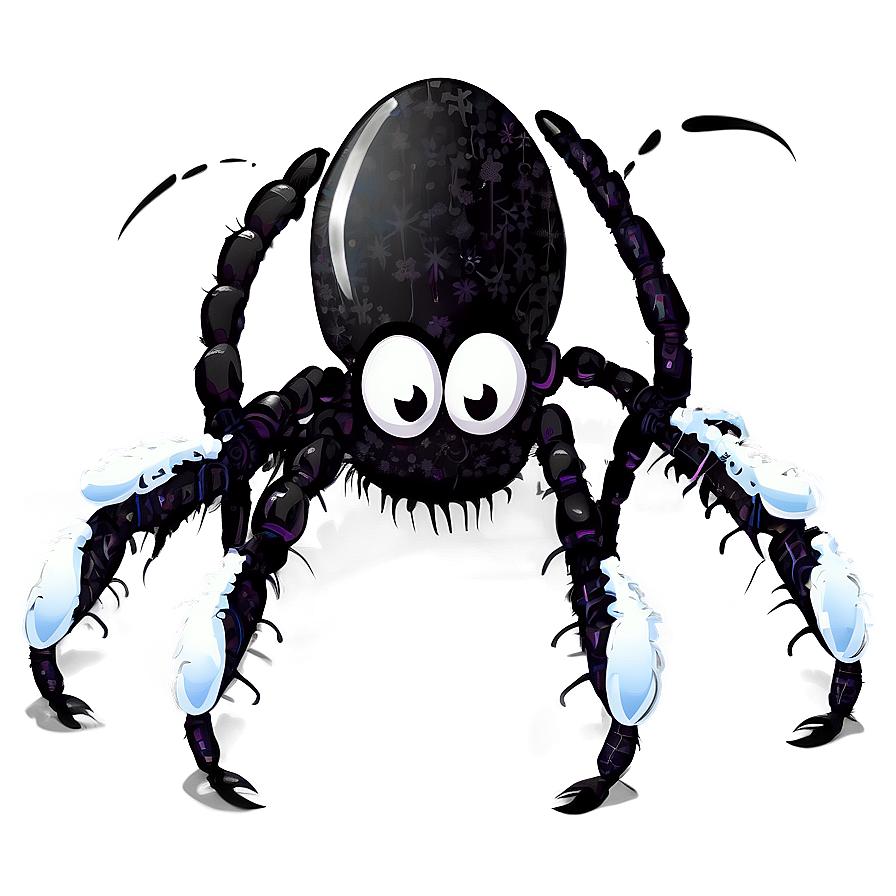 Cartoon Spider In Snow Png 39 PNG image