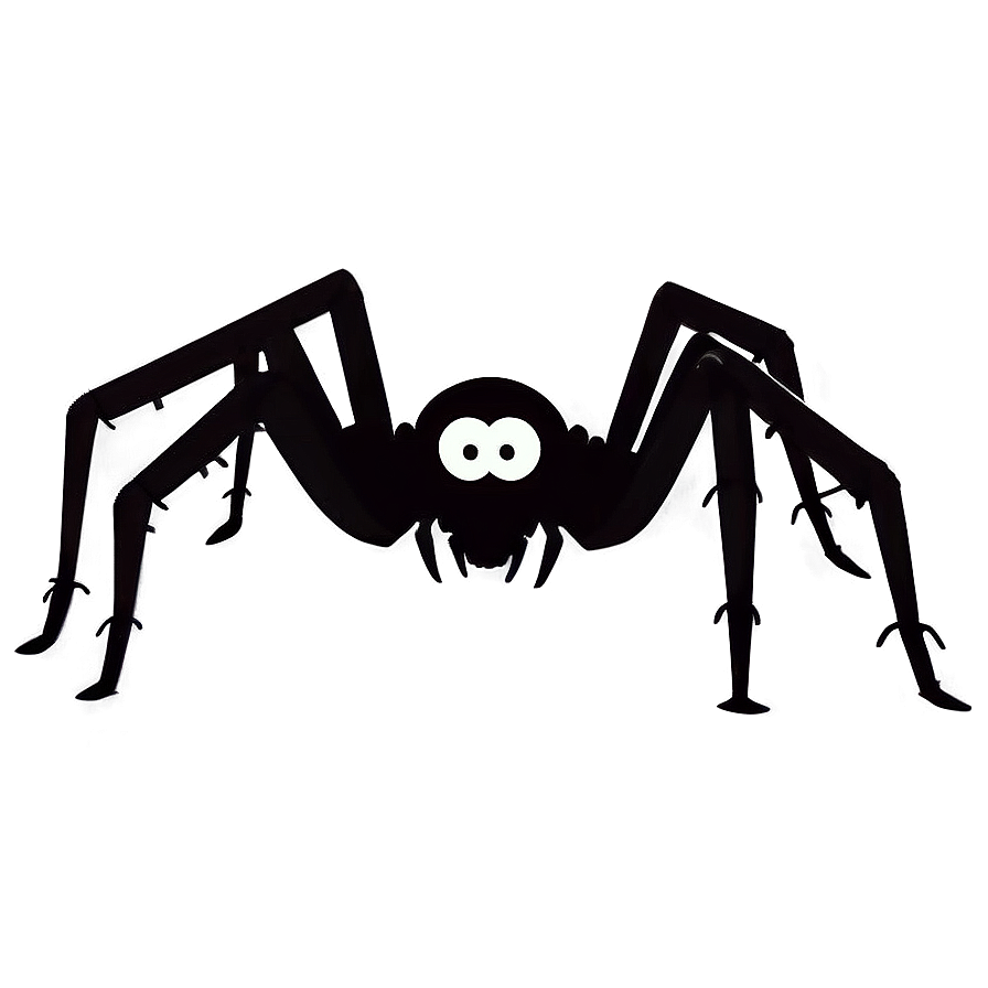 Cartoon Spider Silhouette Png 06272024 PNG image