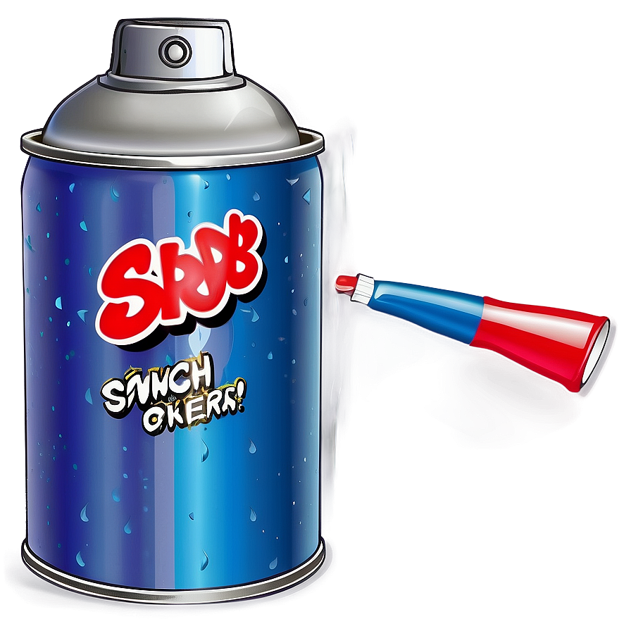 Cartoon Spray Paint Can Png 05252024 PNG image