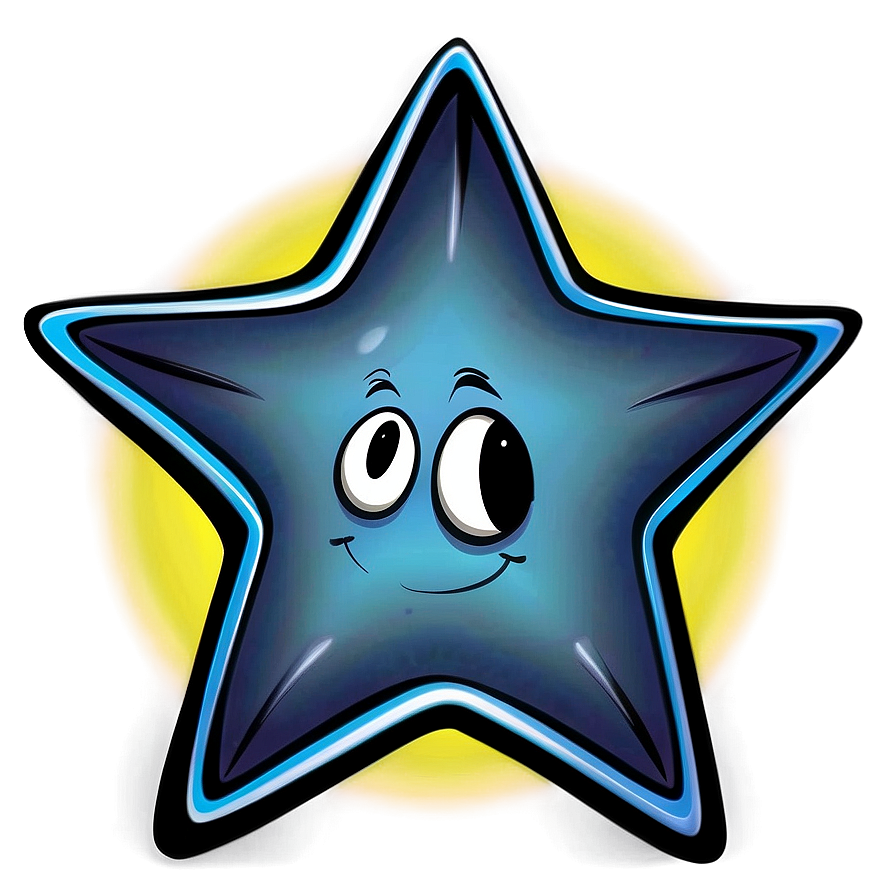 Cartoon Star Design Png 06132024 PNG image