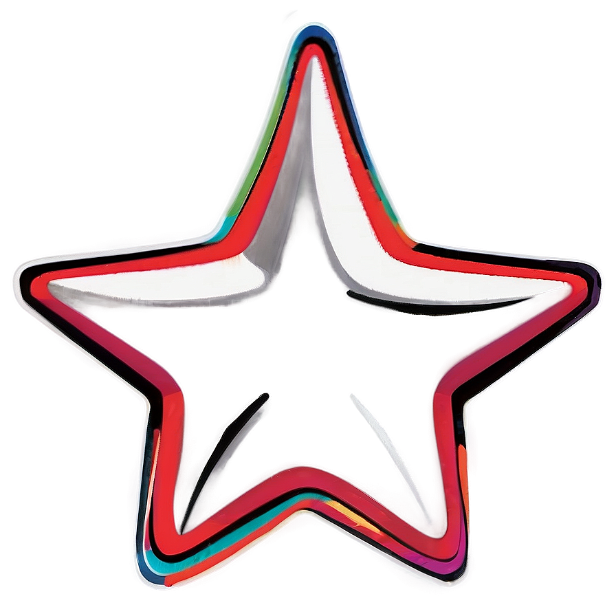 Cartoon Star Outline Png Cyd71 PNG image