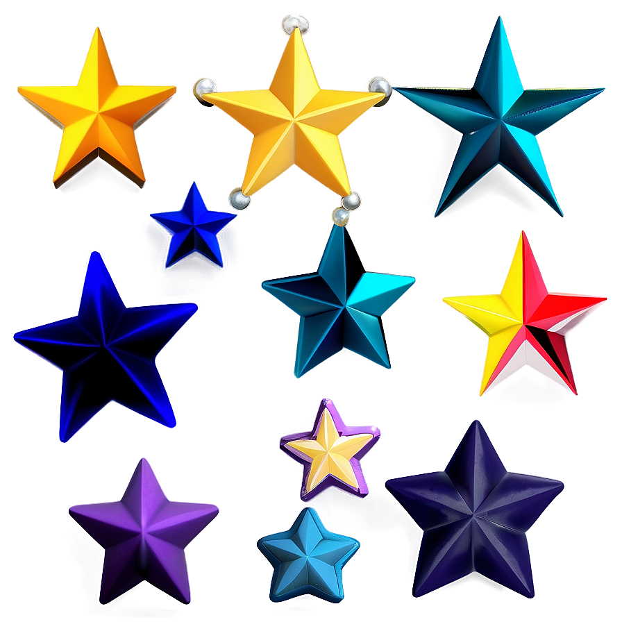 Cartoon Star Texture Png 06132024 PNG image