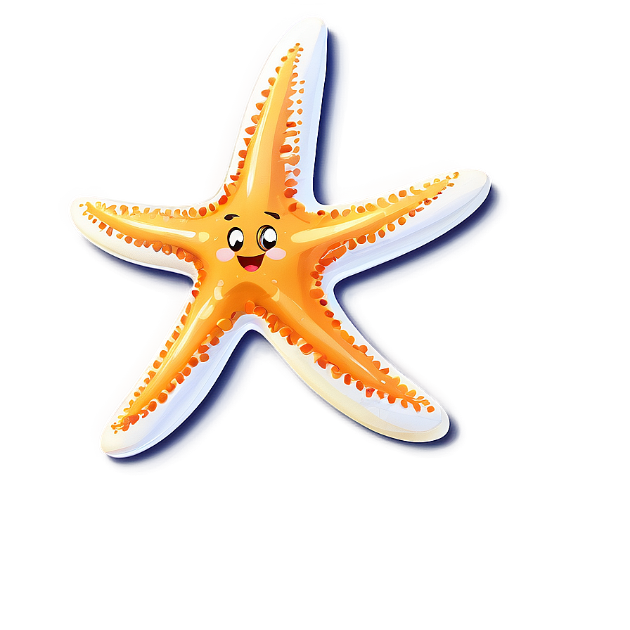 Cartoon Starfish Character Png Cee PNG image