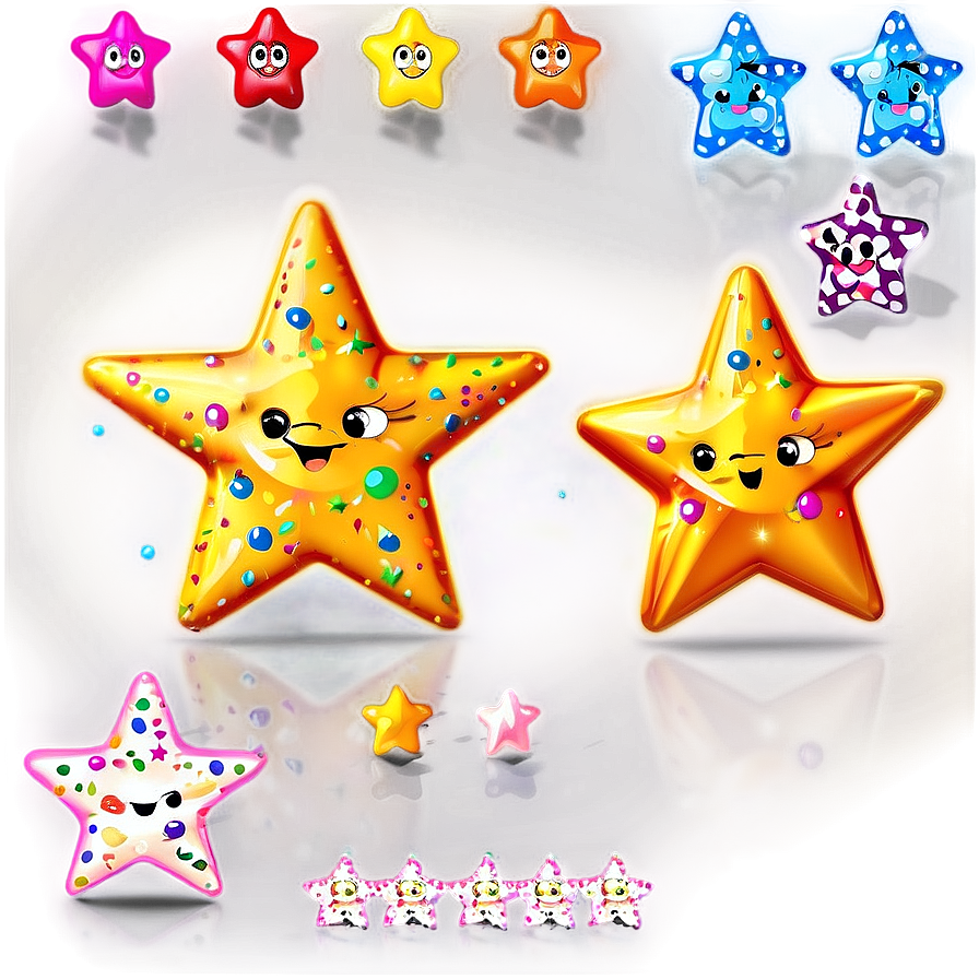 Cartoon Stars Transparent Png Xap37 PNG image