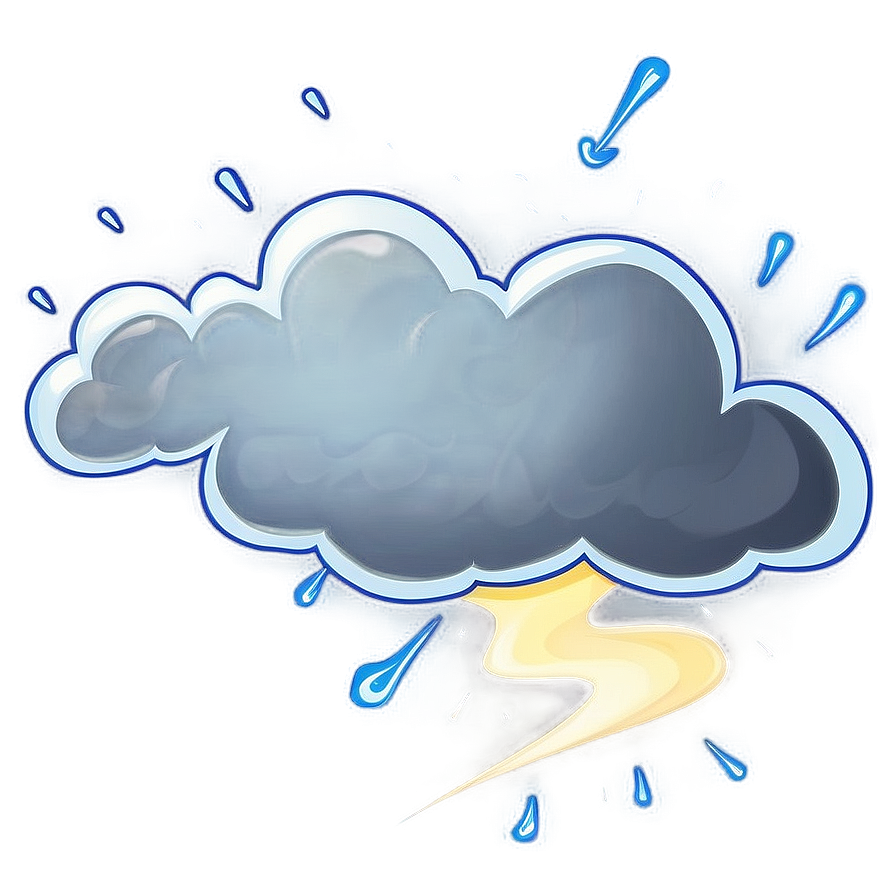 Cartoon Storm Cloud Png 99 PNG image