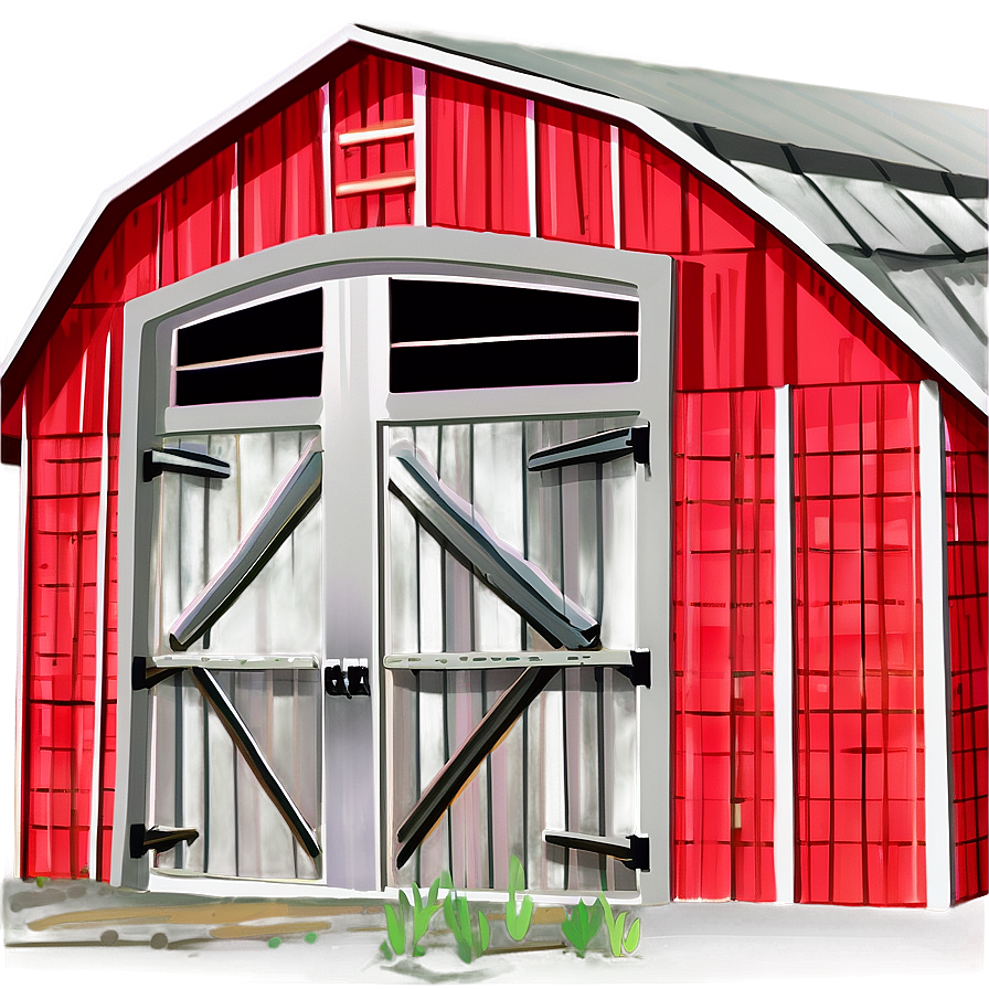 Cartoon Style Barn Png 56 PNG image