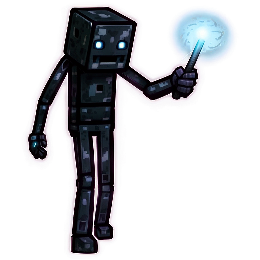 Cartoon Style Enderman Character Png 05242024 PNG image