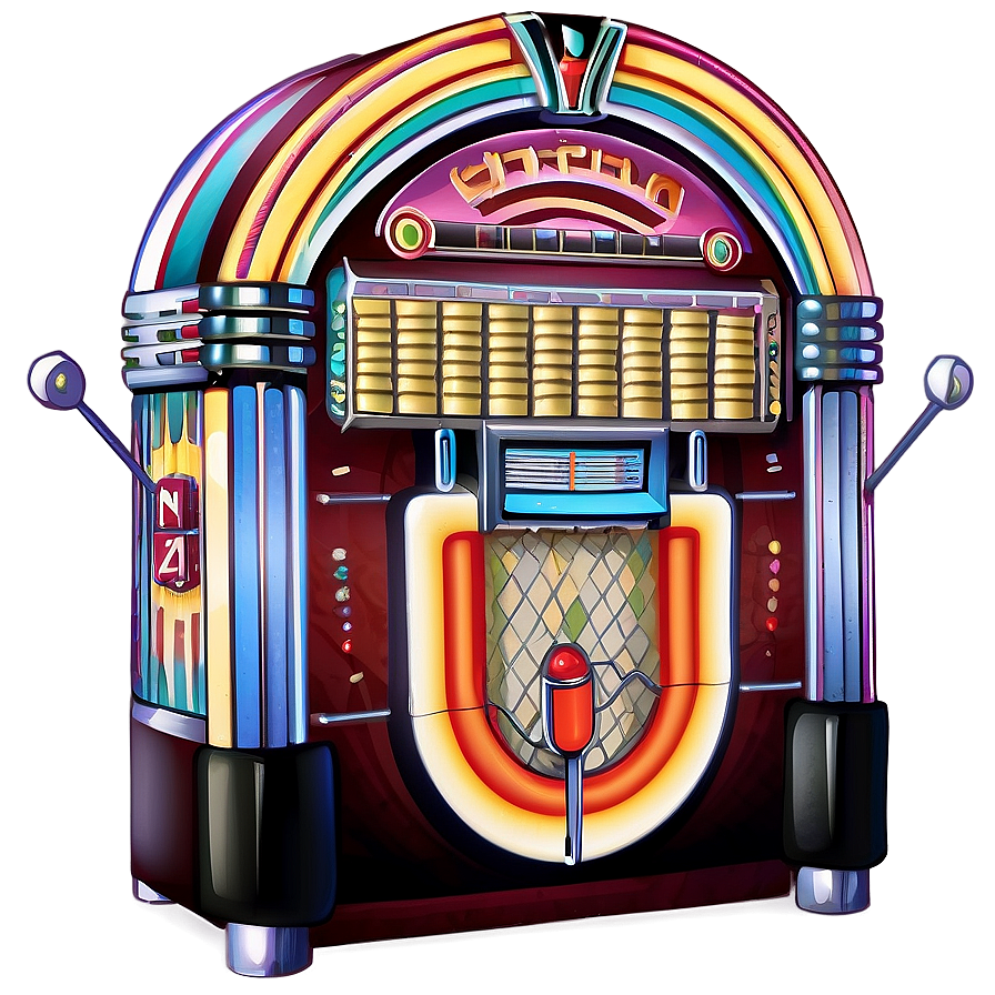 Cartoon Style Jukebox Png Qwa87 PNG image