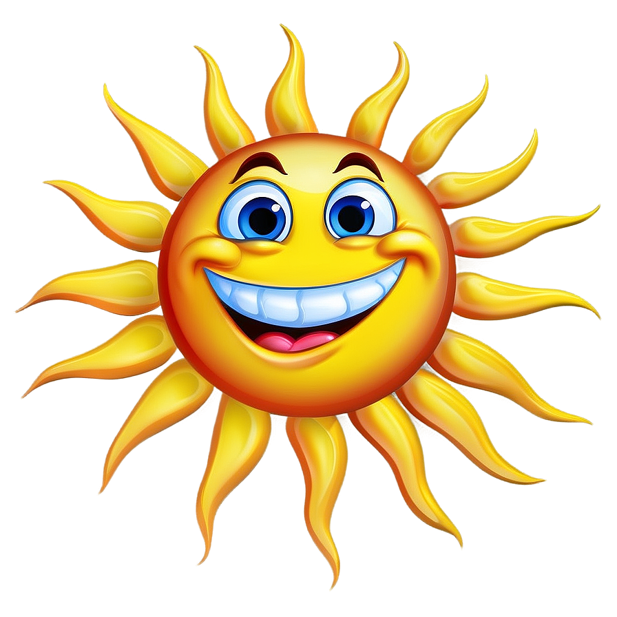 Cartoon Sun Transparent Png 05252024 PNG image