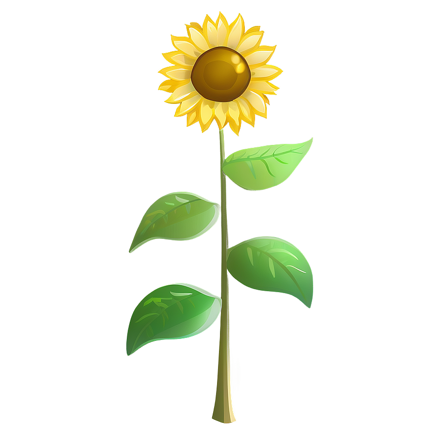 Cartoon Sunflower Transparent Png 31 PNG image