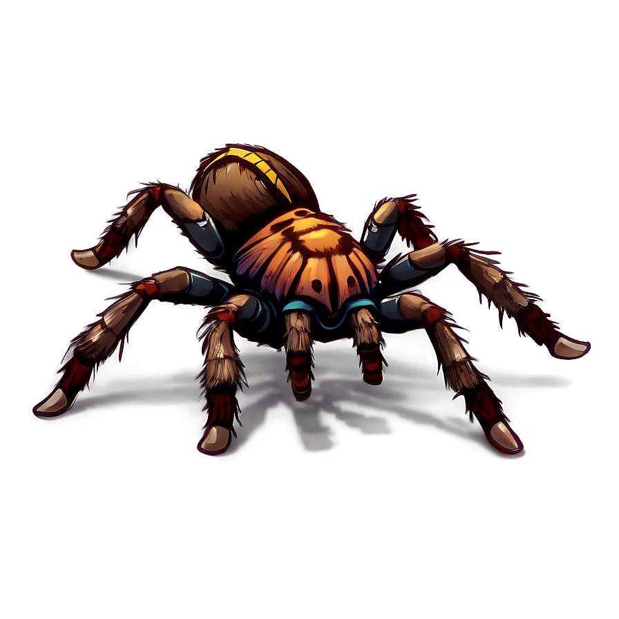 Cartoon Tarantula Character Png 06132024 PNG image