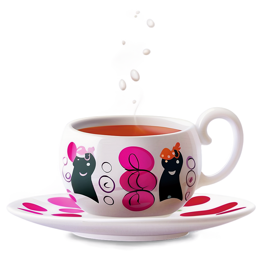 Cartoon Tea Cup Fun Png Xrs PNG image