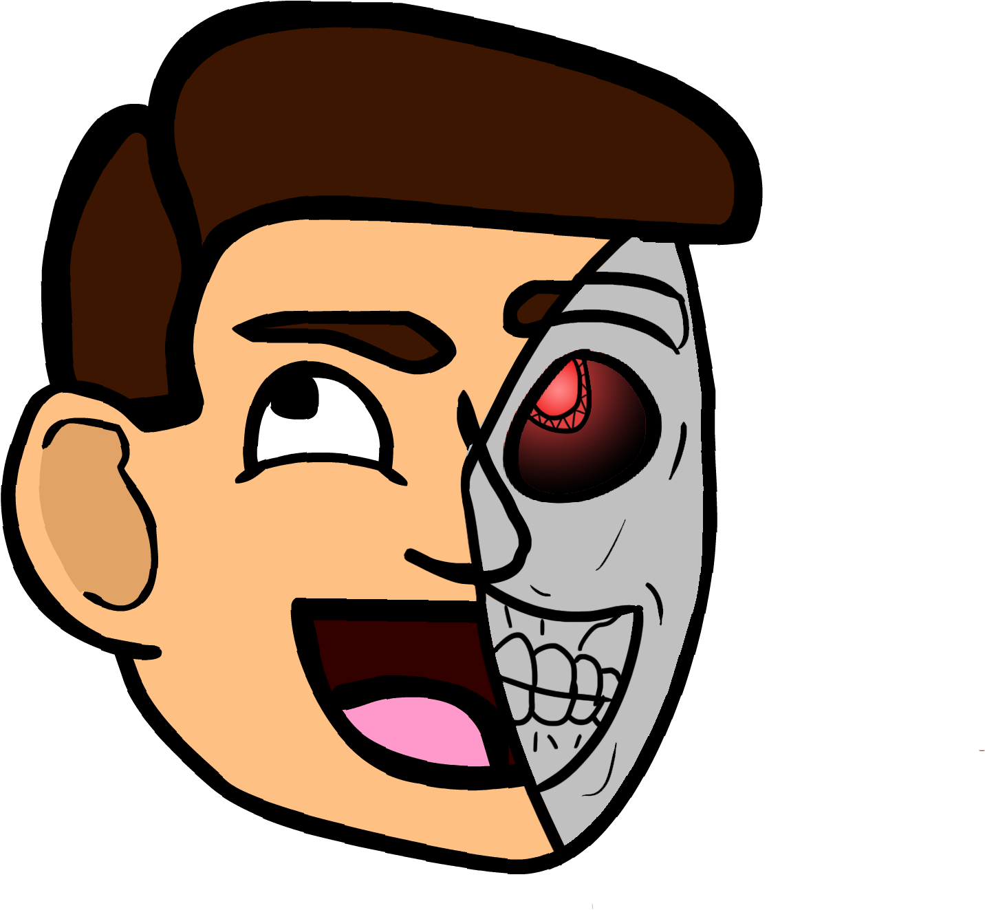 Cartoon Terminator Reveal PNG image