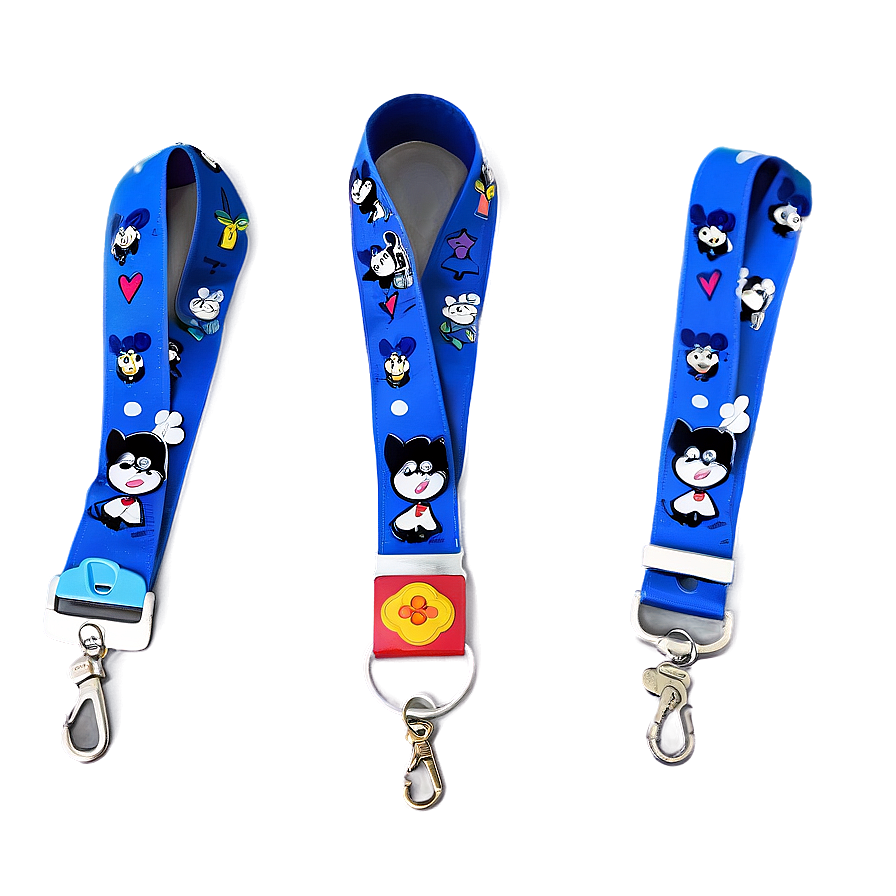 Cartoon Themed Lanyard Png Bkk PNG image