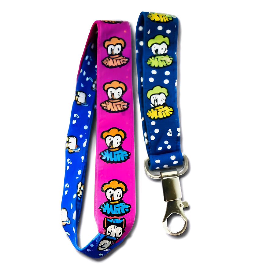 Cartoon Themed Lanyard Png Rwc PNG image