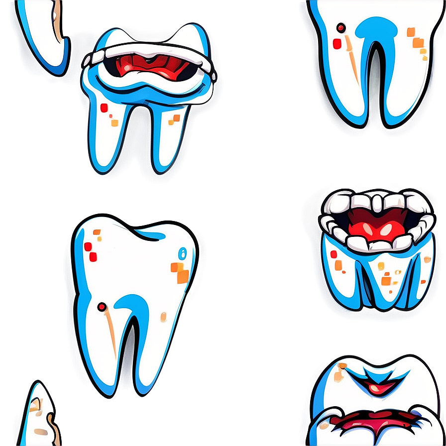 Cartoon Tooth Clipart Png Alx1 PNG image