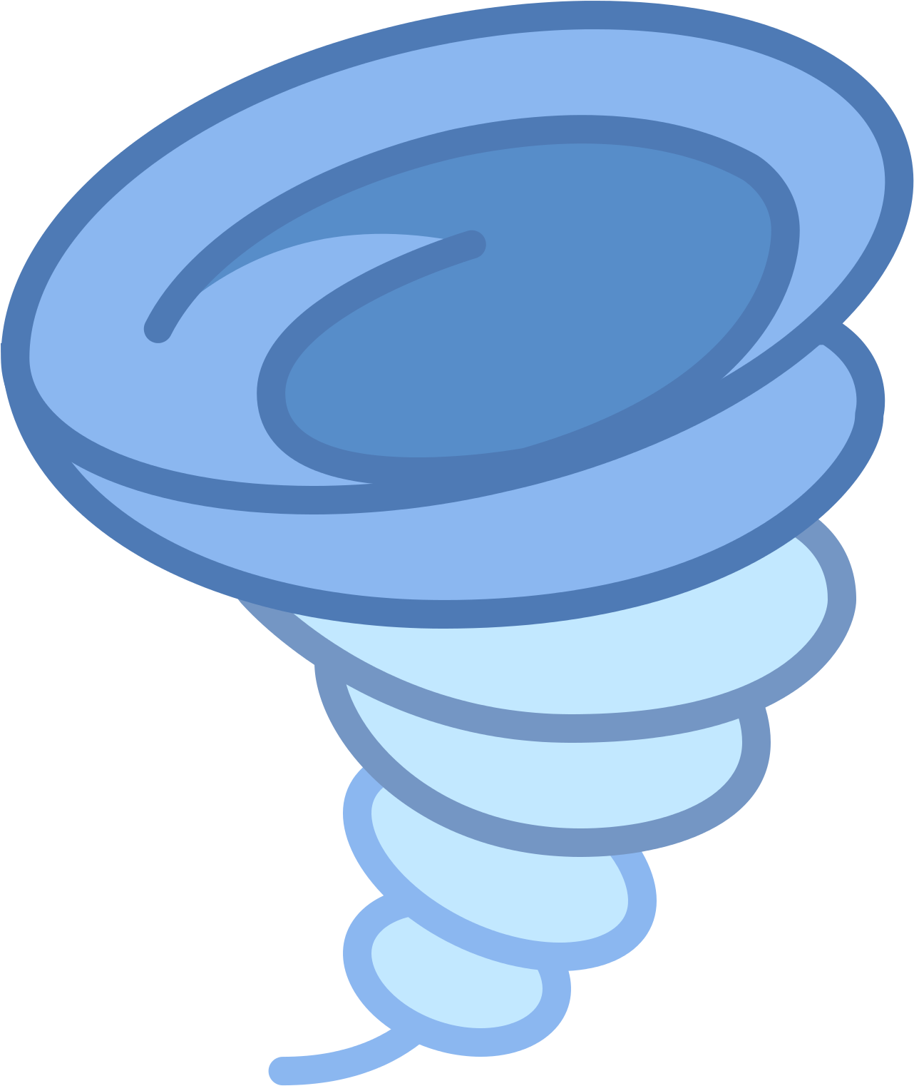 Cartoon Tornado Graphic PNG image