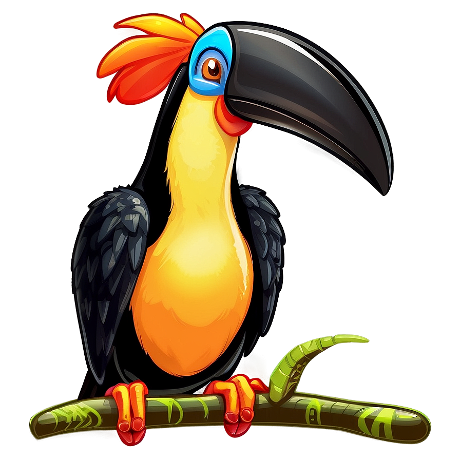 Cartoon Toucan Character Png 06112024 PNG image