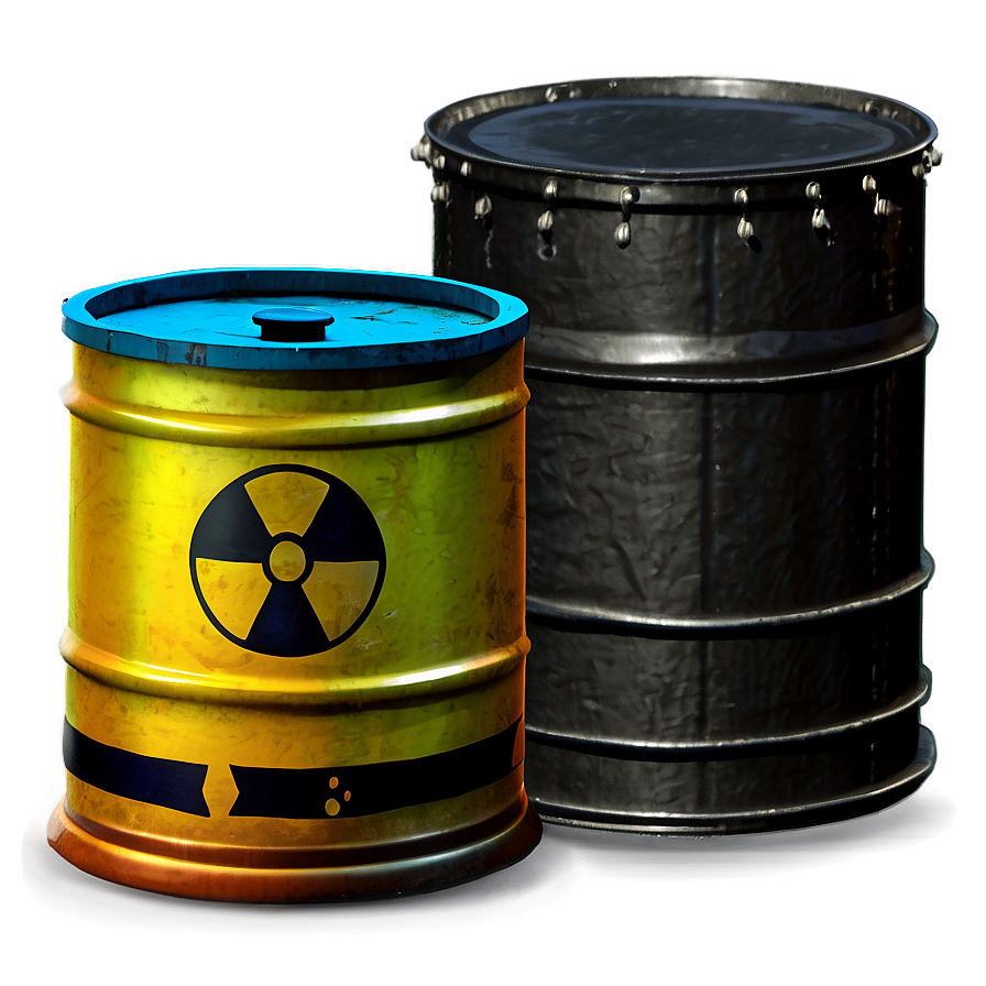 Cartoon Toxic Waste Barrel Png Hcl5 PNG image