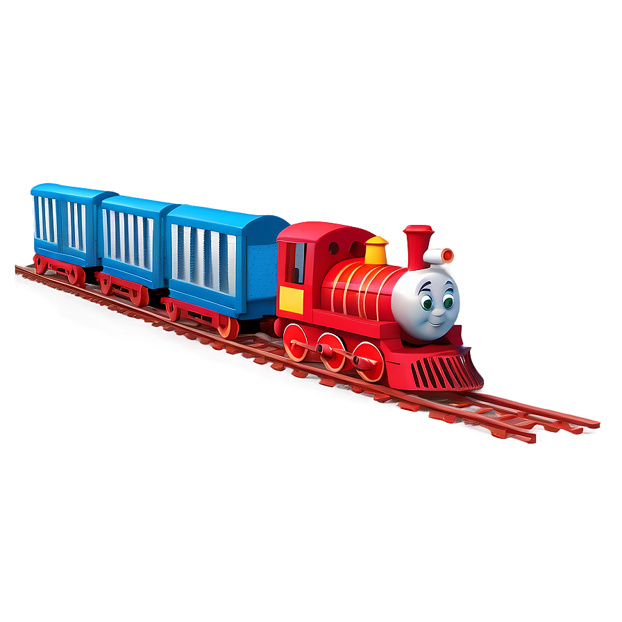 Cartoon Train Character Png 05212024 PNG image