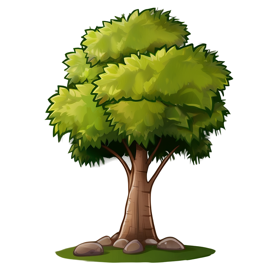 Cartoon Tree Elevation Png 24 PNG image