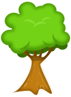 Cartoon_ Tree_ Illustration PNG image