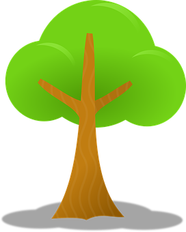 Cartoon_ Tree_ Vector_ Graphic PNG image