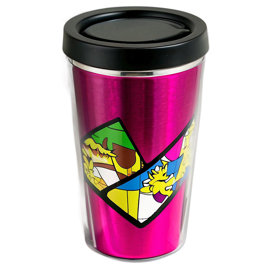 Cartoon Tumbler Cup Png 06272024 PNG image