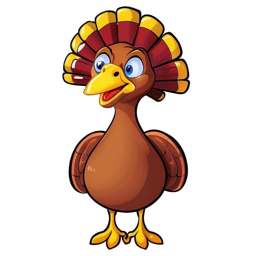 Cartoon Turkey B PNG image