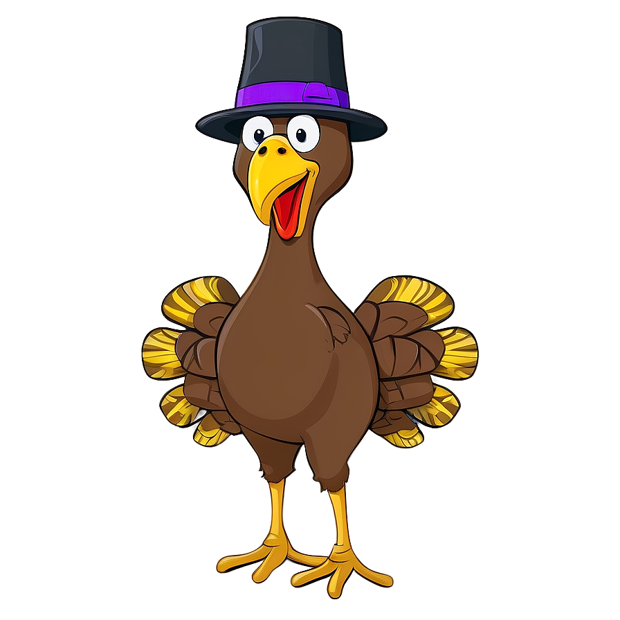 Cartoon Turkey In Disguise Png Qhw PNG image